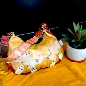 Unique Handcrafted leather purse that was bought at equine  fair 🐴